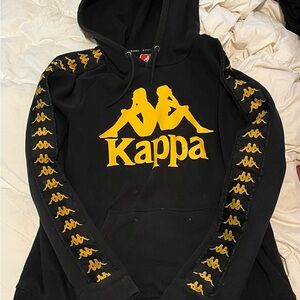 Kappa Black Jacket with Red Tag